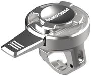 Rokform - Small Bar Mount, Scooter Mirror Mount, for 10mm - 16mm Handlebars, Designed Twist Lock iPhone, Galaxy, Pixel Cases or Universal Adapter (Polished Aluminum)