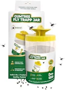 Gumtree Trapp Jar – Eco-Friendly, Non-Pesticide Reusable Fly Killer for Farms & Outdoor Use | Chemical-Free Insect Catcher with Lure | Safe Pest Control for Livestock, Dairy Farms & Large Open Spaces
