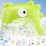 Baby Bath Toys for Toddlers 1-3, Dinosaur Bath Bubble Maker Toys with Music, Bathtub Shower Water Toy for 1 2 3 Year Old Boys Grils