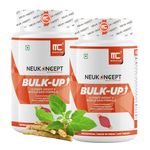 MuscleClub Neukoncept Bulk-Up (120 Tabs) - Helps in Weight Gain | Ayurvedic Muscle Gainer for Digestion & Muscle Mass | Blend of herbs with Ashwagandha, Satavari & Digestive Enzyme