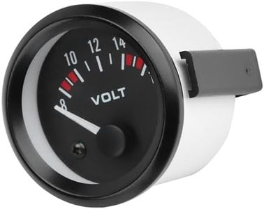 Gorgeri Universal 12V Voltmètre De Voiture 52mm/2in Voltage Meter Gauge 8-16V BX100007