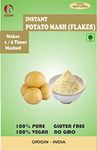 Dried Potato Flakes Instant Mashed Potato/Dehydrated Potato/Aaloo Ka Mash] Instant Aloo Poha Readymix Pack Medium Spiced with Potato Slices 2 Kg