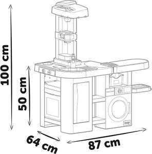 Smoby Tefal Studio Play Kitchen – Kids Pretend Cooking Set