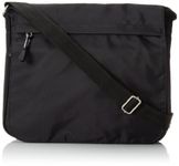 Derek Alexander Full Flap Shoulder Bag Pw, Black, One Size