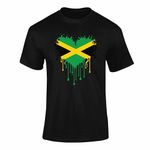 Jamaica T-Shirt: Unisex Reggae Clothing with Jamaican Flag - Jamaica Top & Shirt for Kids and Adults Style 6