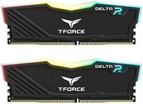 TEAMGROUP T-Force Delta RGB DDR4 16GB (2x8GB) 3200MHz (PC4-25600) CL16 Desktop Memory Module ram Black - TF3D416G3200HC16CDC01