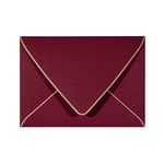 A6 Luxury Burgundy Invitation 4x6 Envelopes - 50 Pack, Self Seal, For 4x6 Cards| Perfect for Weddings, Invitations, Photos, Graduation, Baby Shower| 6.5 x 4.75 Inches