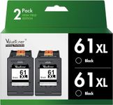 Valuetoner Remanufactured Ink Cartridges Replacement for HP Ink 61 XL 61XL Black for HP Envy 4500 4501 4502 5530 Deskjet 2540 30501000 1050 1056 1510 1512 1010 1055 OfficeJet 4630 Printer (2 Black)