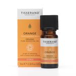 Tisserand Aromatherapy ,Orange - Organic Essential Oil ,Massage Oil, Aromatherapy Oil , Skin Oil, Oil For Diffuser ,100% Pure Essential Oil - 9ml