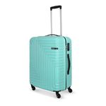 American Tourister Ivy Nxt 79Cm Large Hardside Polycarbonate 4 Wheel Spinner Check-in Suitcase with Multi-Stage Telescopic Trolley and Mounted TSA Lock for Women & Men - Pale Turq