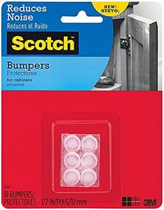Scotch SP943 Bumpers, Clear, 1.2cm, 18 Pack