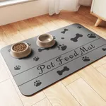 Pet Feeding Mat-Absorbent Pet Place
