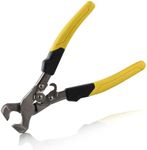 LEONTOOL Compound Tile Nippers 9-Inch Tile Cutter Pliers with Alloy Steel Tips, Mosaic Trimmer Nipper Cutter, Tile Working Tool Nipper Cutting Tools for Removing Small Pieces or Irregular Edges