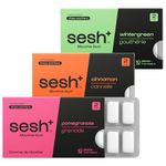 Sesh+ Quit Smoking Aid, Nicotine Gum, 2mg, Mixed Flavor, 30 Pieces