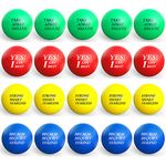 Kasyat 20 Pieces Motivational Stress Balls Colorful Foam Balls Quotes Stress Ball Pack Inspirational Stress Relief Balls Anxiety Small Balls for Relief Motivating Encouraging Adults