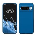 kwmobile Case Compatible with Google Pixel 8 Pro Case - TPU Silicone Phone Cover with Soft Finish - Blue Reef