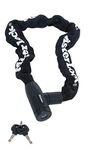 Master Lock Bike Chain Lock [Key] [90 cm Chain] 8391EURDPRO - Ideal for Bike, Electric Bike, Mountain Bike, Road Bike, Folding Bike, Black