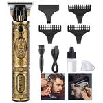 Hair Clippers Men,Beard Trimmer Men with Combs,Professional Rechargeable Precision Sharp T-Blade Grooming Kits,Electric Cordless Hair Clipper for Pro Barbers or Home Clipper,Gifts for Men