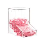 QCBF Acrylic Candy Dispenser, Grocery Store Storage Bin, Candy Dispenser, Laundry Compartment Container, Suitable for Bathroom, Laundry Room, toy Room, Wall Mounted Storage Placer