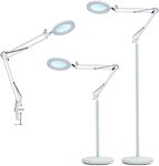 Psiven Magnifying Glass Floor Lamp,