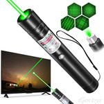 iGen's Laser Light Rechargeable battery Green Laser Pointer, 2000 Metres Laser Pointer High Power Pen, Cat Laser Toy, Long Range Green Laser Pointer for Presentations, Stargazing, Hiking (Green Light)