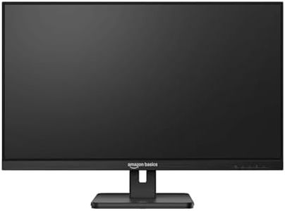 Amazon Basics - 27 Inch IPS Monitor 75 Hz Powered with AOC Technology FHD 1080P HDMI, Display Port and VGA Input VESA Compatible Built-in Speakers for Office and Home, Black