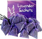 Cedar Space Lavender Sachet Bags for Drawers and Closets 24 Lavendar Sachet Bags Filled with Premium Dried Scented Lavender Bridal Shower Favors Home Fragrance Sachet Packets Closet Smell Freshener