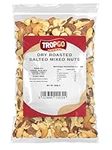 Tropgo Roasted Mixed Nuts - 500g Salted Nut Snacks - Packed Fresh, Healthy Jumbo Nuts with Fibre, Protein, Minerals - Perfect for Snacking - Includes Almonds, Brazil Nuts, Cashews, Peanuts, Hazelnuts