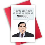 The Office Retirement Card for Him Her, Funny Michael Scott Leaving Card, Farewell Cards for Colleague Friends, Farewell Gifts for Coworkers…