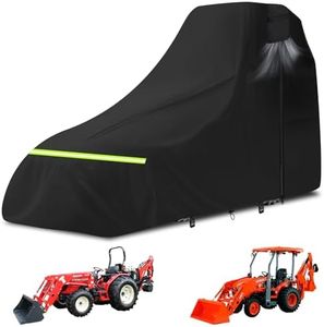 Tractor Cover,900D Waterproof Tractor Cover,UV Protection,Dustproof,Replace for John Deere 1,2,3 Series 1025R 2320 2720 3520, Kubota and Mahindra with Backhoe, Mid 189 L x 76 W x 86 H inch