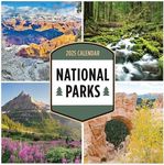 TF PUBLISHING 2025 National Parks Mini Calendar - Large Grids for Appointments and Scheduling - Vertical Monthly Wall Calendar 2025 - Home and Office Organization - Premium Thick Gloss Paper - 7"x7"