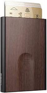 Aluminum Card Holder Slider by Ögon Design - RFID Blocking – The Original Minimalist Slim Automatic Wallet for Men and Woman (Sequoia)