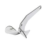 Heavy Duty 316 Stainless Steel Delta Style Boat Anchor – Reliable Triangular Wing Anchor for Sailboats & Yachts – Corrosion Resistant, Marine Grade – Specification: 17LB