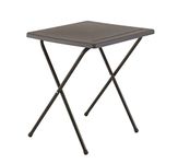 Office Hippo Home Working or School Folding Desk, Plastic, Charcoal, 60 x 60 x 72 cm
