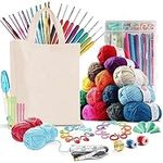 73 Piece Crochet Kit for Beginners 