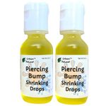 Urban ReLeaf SET of 2 Piercing Bump Shrinking Drops ! Keloid Bumps Gentle, Effective Aftercare. 100% Natural Essential Oils. Fast, Removal Help Scars, Nodules, Cartilage, Nose, Ear Spots. Clean