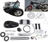 Bike Engine Kit 4 Stroke 100cc Bicycle Motor Petrol Gas Engine Bicycle Power Kit Fit with Most 26" - 28' Wheel by Amebee for Mountain and Road Bike Gas Motorized Motor Bike