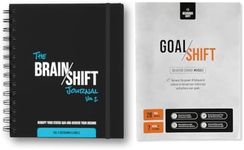 Behavior Shift - Brain Shift Journal: Decisions and Goals & Goal Shift Goal Planner Bundle - Scientifically Proven Bundle for Goal Setting and Acheiving, 13 Week Journal & 7 Week Planner Undated