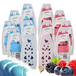 SOL 12pk Air Fresheners for Home Pacific Surf & Fresh Berries Boat | Room Fresheners for Home Odour Eliminator | Bathroom Air Freshener, Room Air Freshner, Toilet Air Fresheners Bathroom Freshener