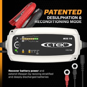 CTEK MXS 10 12V Battery Charger – Smart Automatic Charging