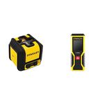 STANLEY Cubix Cross Line Red Beam Laser STHT77498-1 & Laser Distance Measurer 15M (TLM50) STHT1-77409