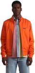 Members Only Classic Iconic Racer Lightweight Bomber Jackets Men Casual Stylish Fall Spring Autumn Mens Windbreaker Jacket (Orange, 5X-Large)