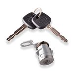 Unikpas Tailgate Door Lock Cylinder&Key Compatible for Toyota Tundra 2007-2013 back door lock cylinder