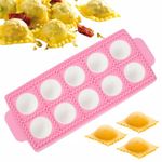 Kovcfon Mould for Round Ravioli Italian Ravioli Trays Mold Ravioli Stamp Maker Cutter for Ravioli Pasta Dumpling