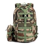Tripole Alfa 45 Litres Military Tactical Backpack and Rucksack with Detachable Sling Bag | Rain Cover | 3 Year Warranty