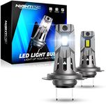 NIGHTEYE H7 LED Headlight Bulb, 60W