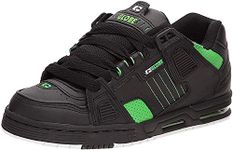 Globe Sabre Skateboard Shoes - Black/Moto Green - US 9