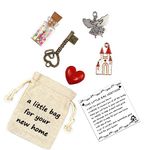 LUOKIFUR New House Housewarming Small Bag Moving Souvenir Key Angel Accessories Gift/Realtor New Home Gift (Suit 1)