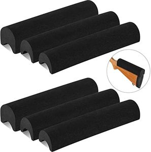 Gueevin 6 Pieces Rifle Cheek Riser Rest Pad Black EVA Foam Non Slip Cheek Riser for Rifle Gun Buttstock Cover