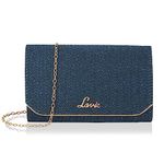 Lavie Women's Spark Ava Envelope Clutch Navy Ladies Purse Handbag